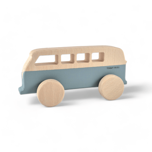 Vintage Surfer Van Wooden Toy Car