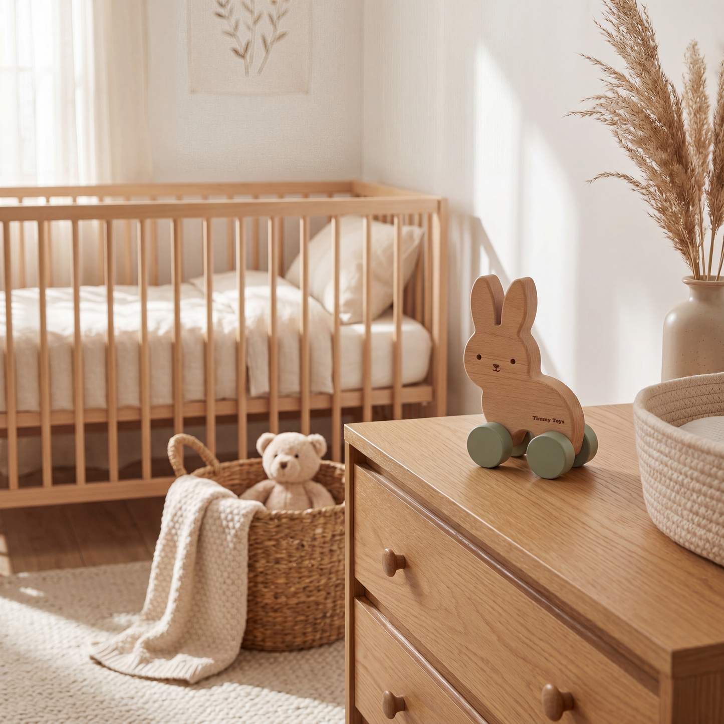 Wooden Bunny Rabbit Toy
