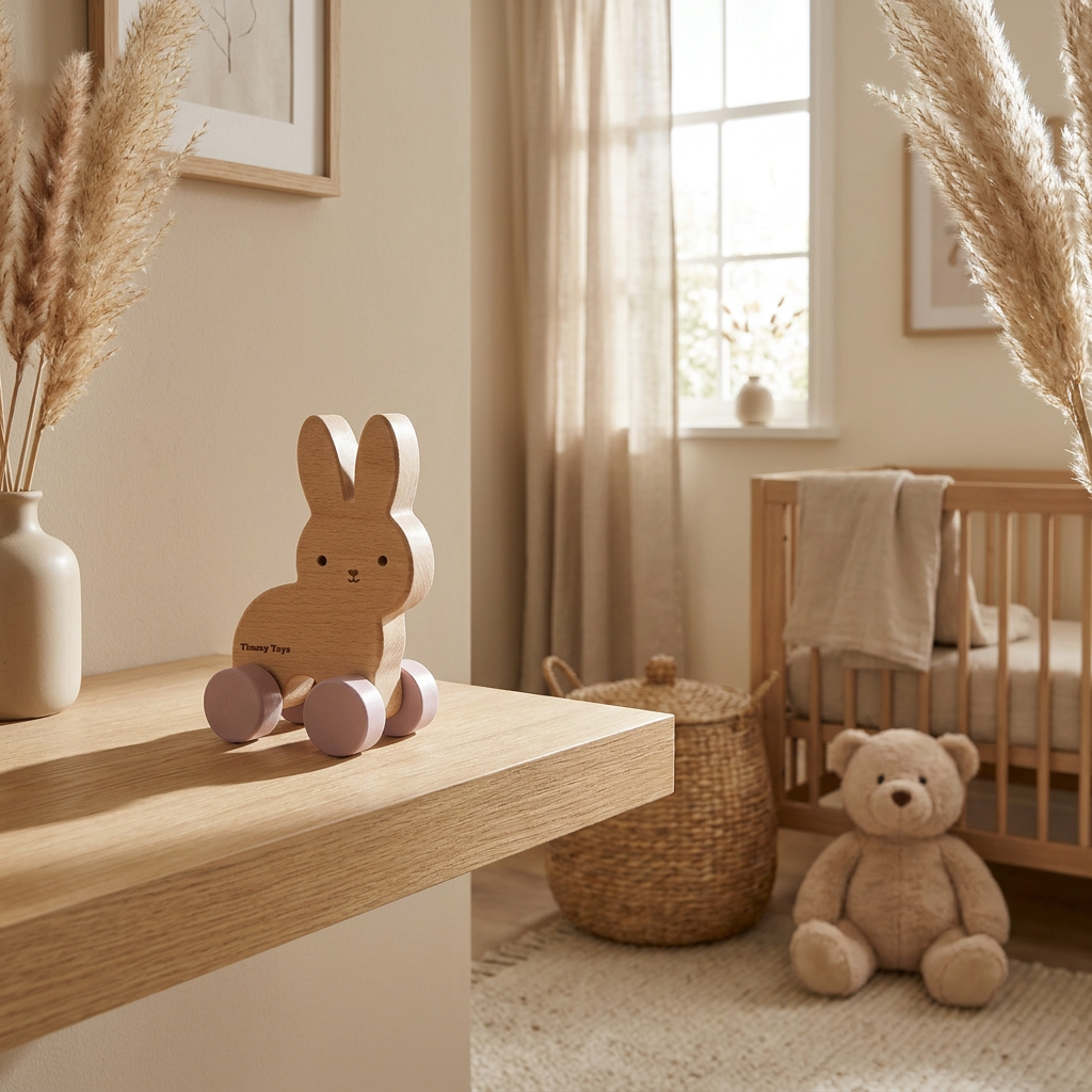 Wooden Bunny Rabbit Toy
