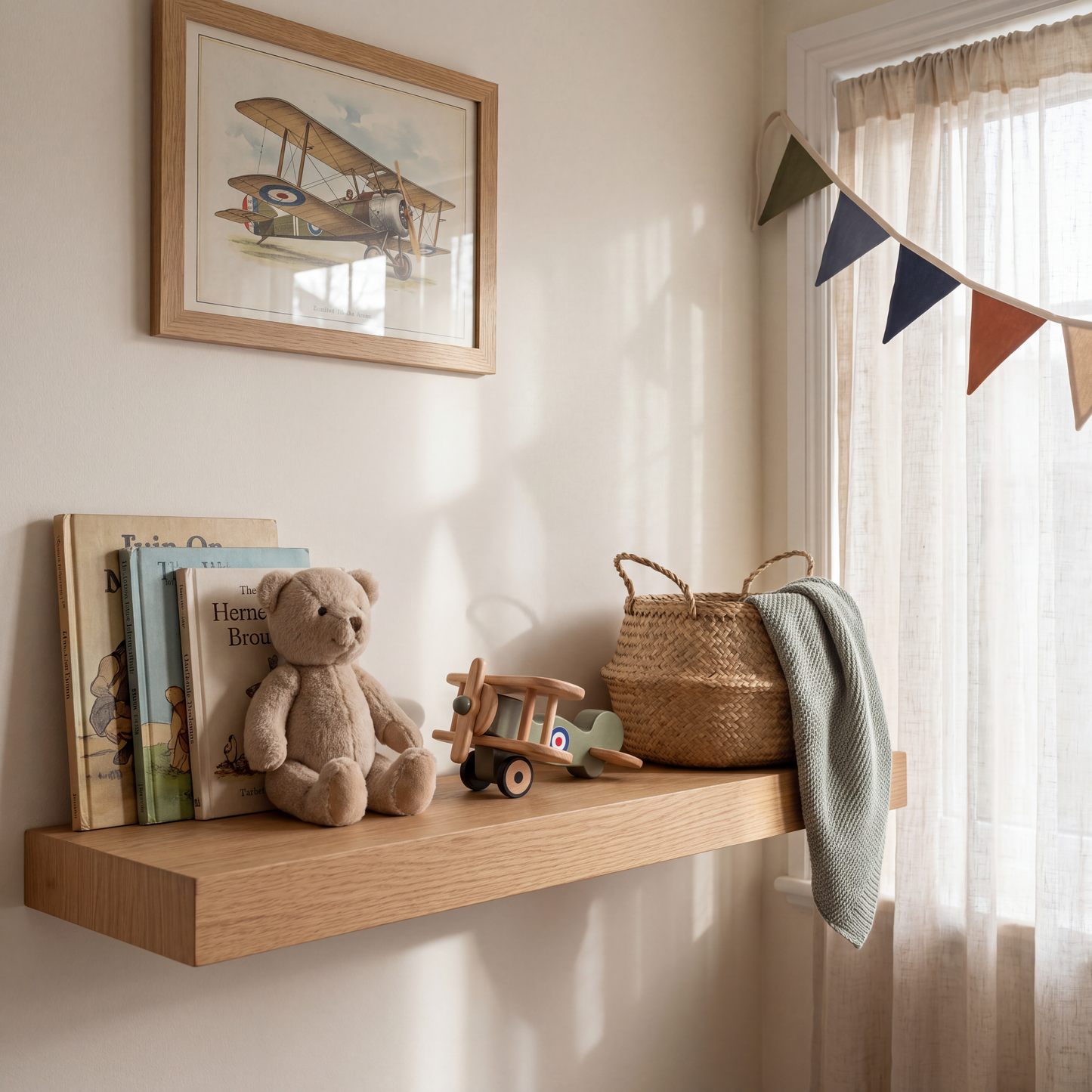 Aeroplane Wooden Baby Toy