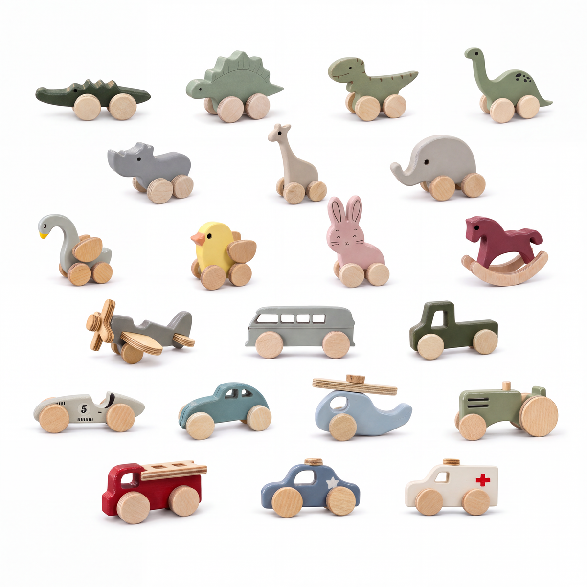 Timmy Toys Mini Wooden Toys Collection